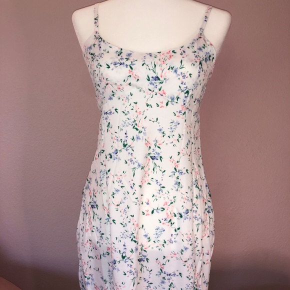 Satin Floral Maxi Dress - Picture 7 of 10